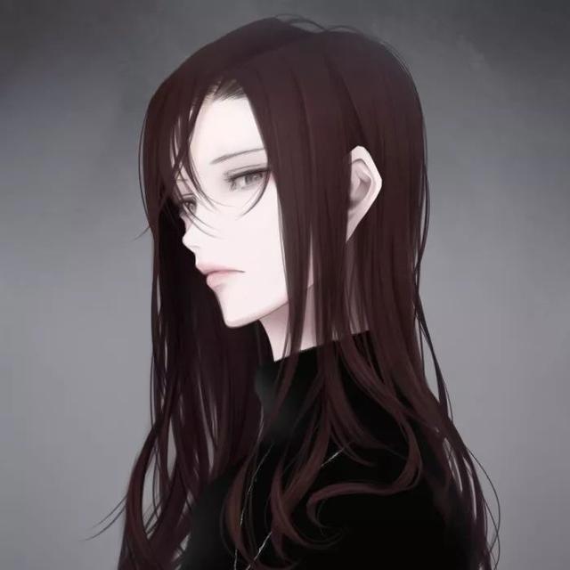 动漫卡通女生头：自从离开你，我早已习惯一个人从午夜到清晨！