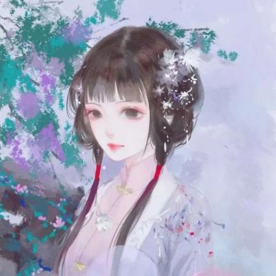 古风动漫女生头像&绕过江山错落，才发现你是人间星火