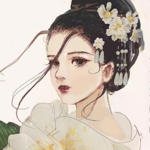 古风动漫女生头像&绕过江山错落，才发现你是人间星火