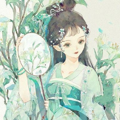 古风动漫女生头像&绕过江山错落，才发现你是人间星火