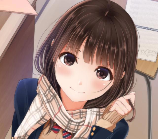 动漫头像：校园风系列，美丽可爱的二次元女生！