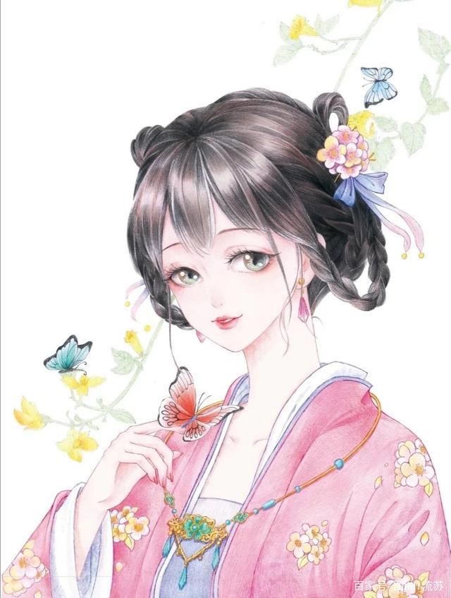 小清新女生卡通头像