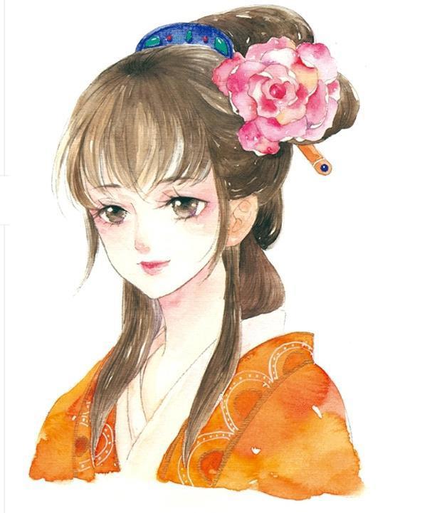 小清新女生卡通头像