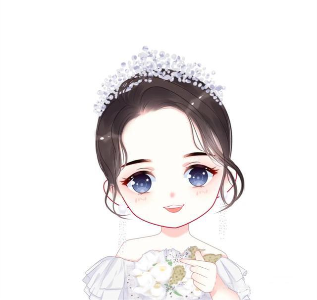 可爱又时尚的漫画风格女生微信头像！