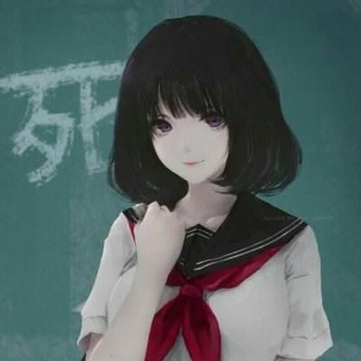 动漫头像：暗黑系女生头像