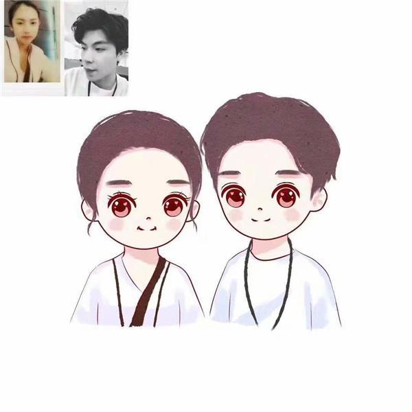 手绘头像女可爱卡通简单大眼睛卡通手绘动漫女生头像手绘头像女