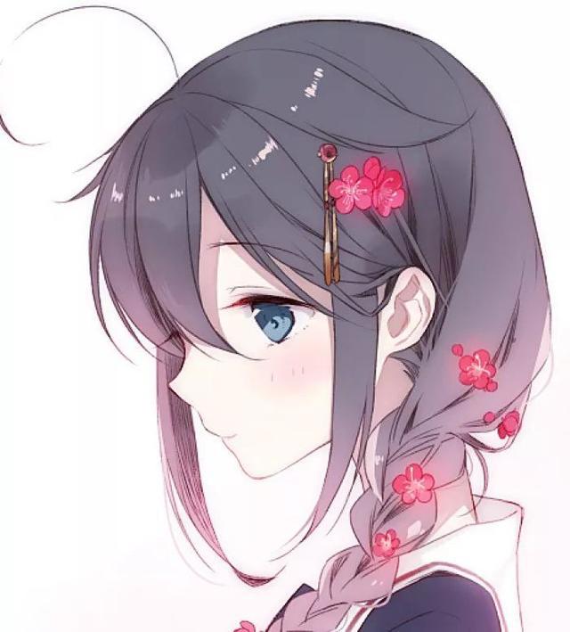 青春美少女动漫头像，女生可爱萌，没有人不辛苦，只是有人不喊疼