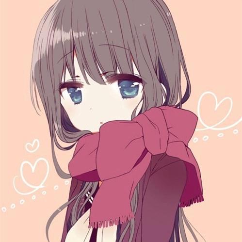 可爱系列二次元动漫女生头像，刚好我也没有勇气说太多！