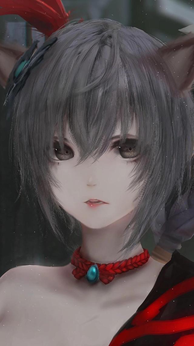 超美二次元动漫女生头像，大概你不喜欢我是上天安排的吧！