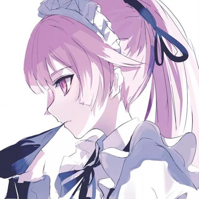 黑暗系二次元动漫女生头像，爱与不爱，全在我们一念之间