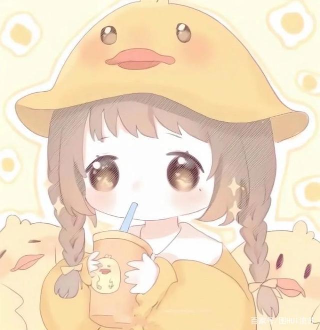可爱卡通女生头像像个孩子