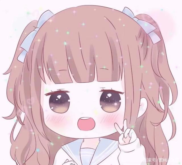 可爱卡通女生头像像个孩子