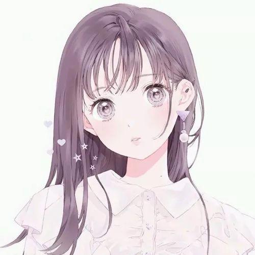 动漫卡通女生头像：装成不动声色的大人真的太辛苦