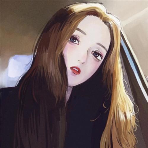 卡通动漫女头像既容易满足又容易受伤