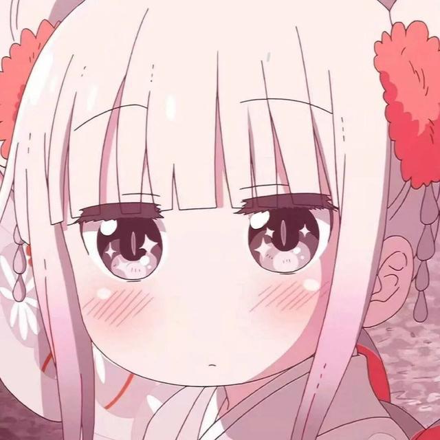 粉粉的动漫女生头像