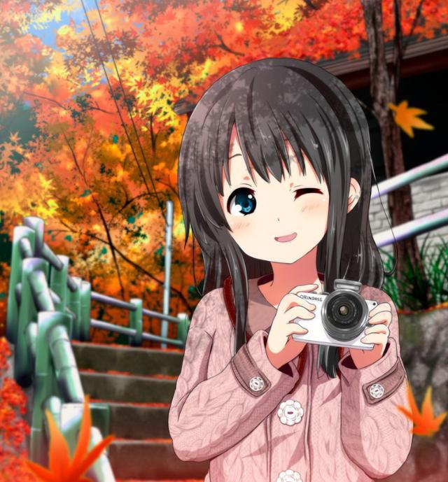 动漫头像：可爱女生系列，听说喜欢笑的女生性格都很好！