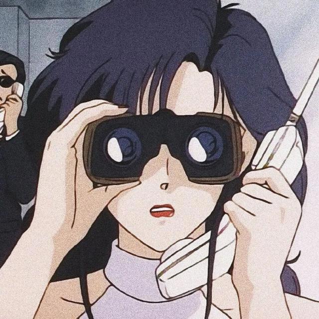 动漫女生头像丨晚霞给予迟来的憧憬，在远方等你