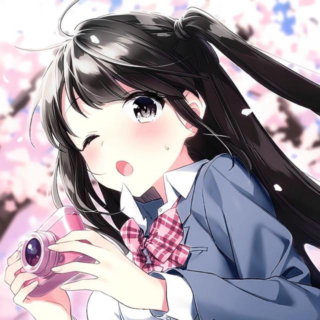 甜到心窝里的动漫女生头像，可可爱爱