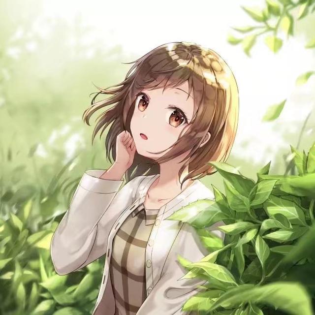 绿色系列唯美高清动漫女生壁纸&头像（下）