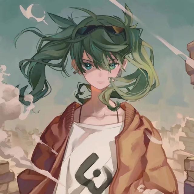 绿色系列唯美高清动漫女生壁纸&头像（下）