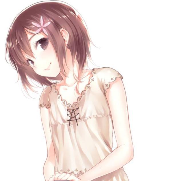 动漫头像：文静可爱的女生，总是那么受欢迎！