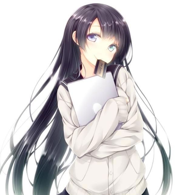 动漫头像：文静可爱的女生，总是那么受欢迎！