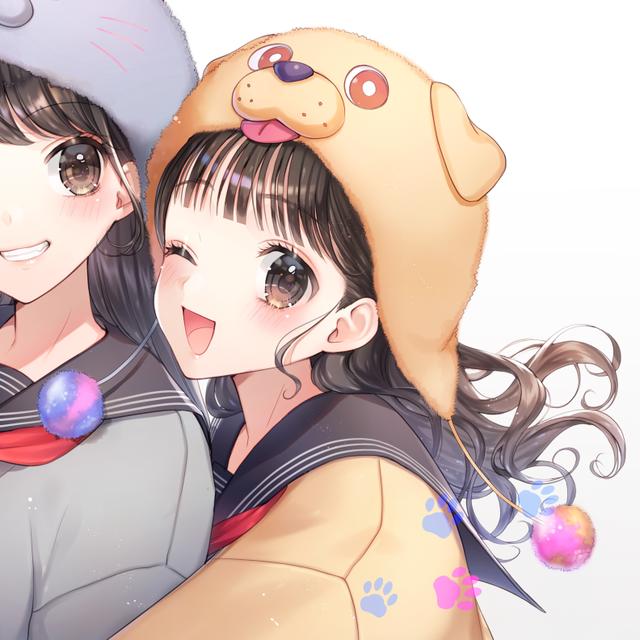 「闺蜜头像精选」卡通、动漫、可爱