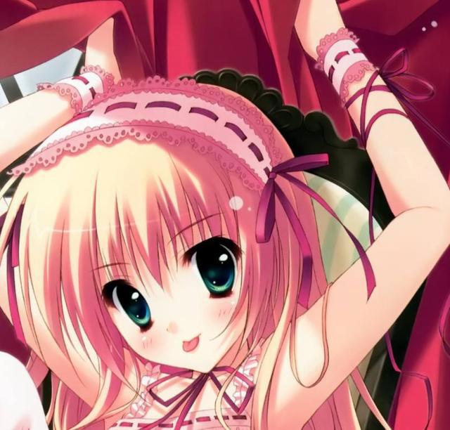 动漫头像：二次元粉发女生，一波可爱的“小甜心”来袭！