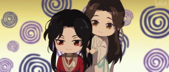 《天官赐福》：花城和谢怜牛车相遇，菩荠观相处最美好的时光！