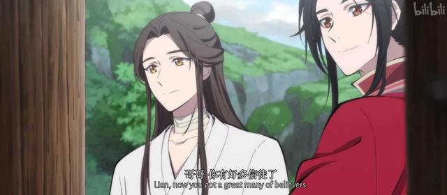 《天官赐福》：花城和谢怜牛车相遇，菩荠观相处最美好的时光！