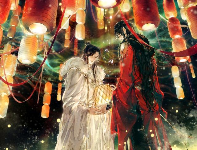 天官赐福：花城对谢怜的感情，且爱且敬