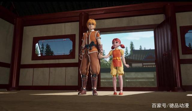 妖神记，聂离带妹妹住进城主府，聂离与紫云一起差点被城主看到