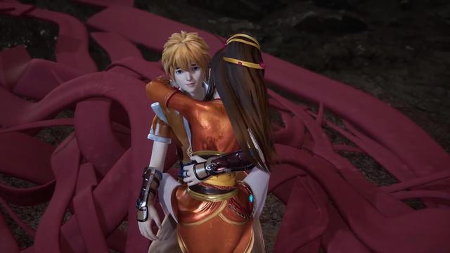 妖神记:聂离把这个动作叫做“背着”,摆明了占肖凝儿的便宜!