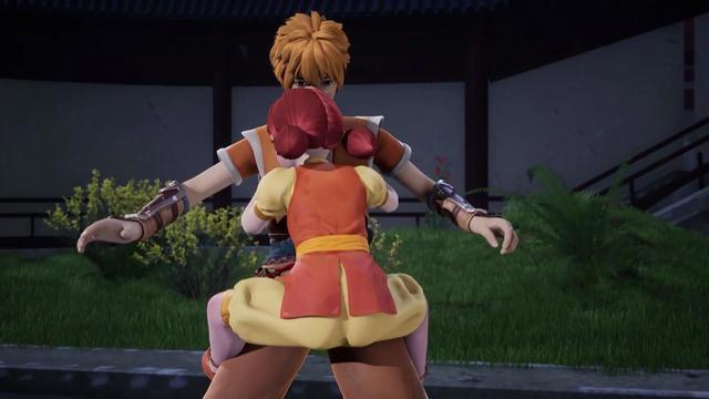 妖神记：聂离把这个动作叫做“背着”，摆明了占肖凝儿的便宜！