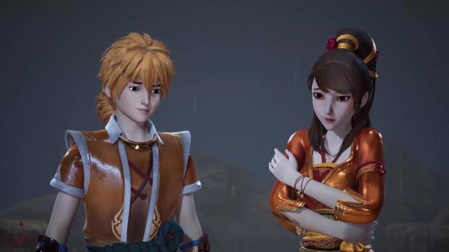 妖神记:聂离把这个动作叫做“背着”,摆明了占肖凝儿的便宜!