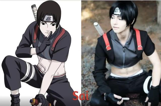 火影忍者COS鉴赏：小佐助又冷又帅！腿影黑土来袭