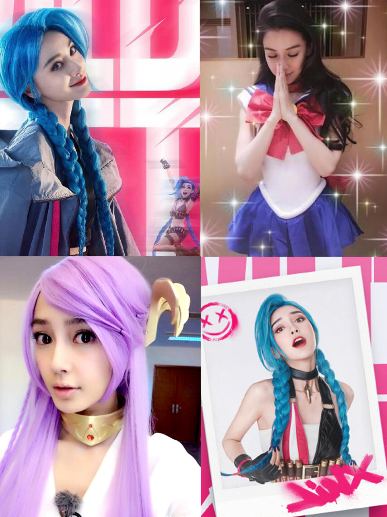 明星cos过的二次元角色，网友：神还原，突破了次元壁！