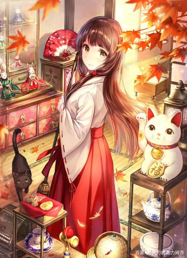 周末的福利！那些唯美的二次元红白巫女！