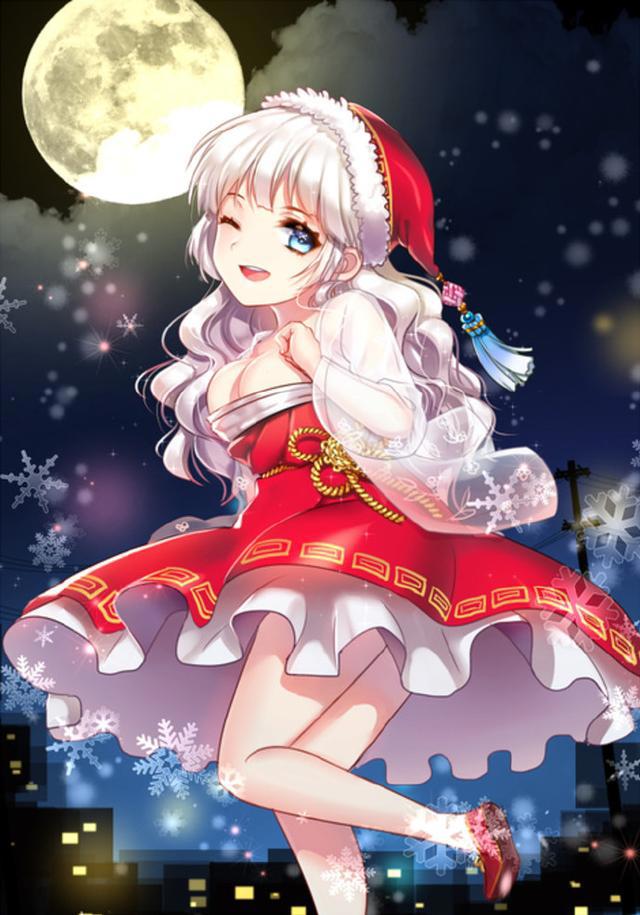 平安夜，当然要有漂亮的二次元小姐姐送福利来了