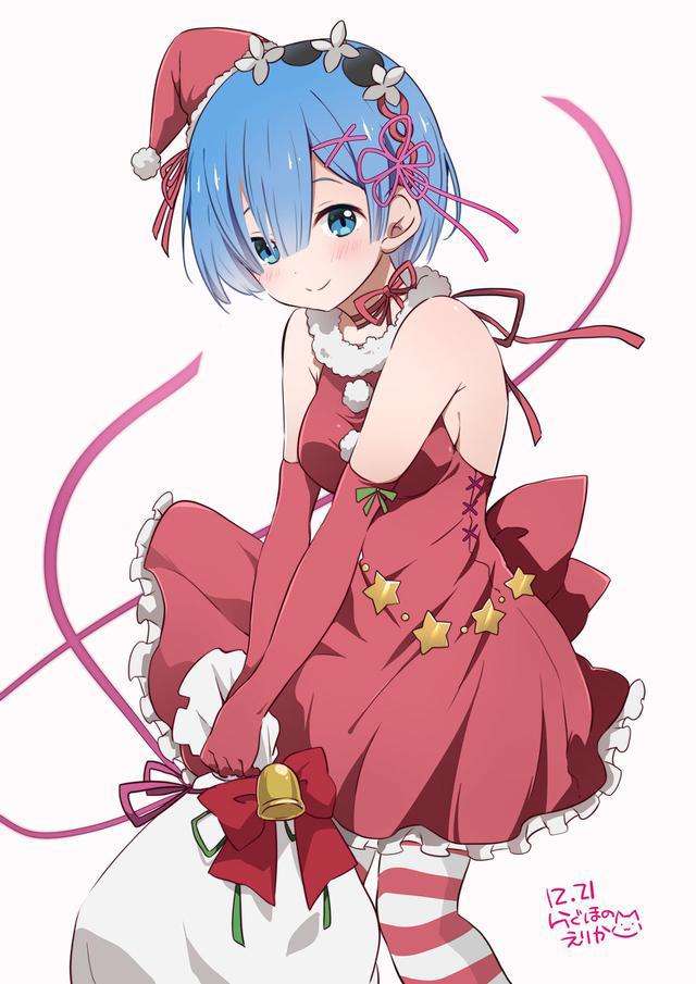 平安夜，当然要有漂亮的二次元小姐姐送福利来了