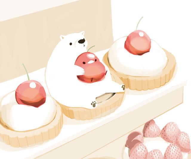 手绘的食物也可以这么垂涎欲滴，她笔下的食物萌爆了！