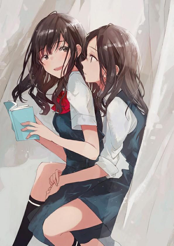 P站美图推荐——制服百合特辑