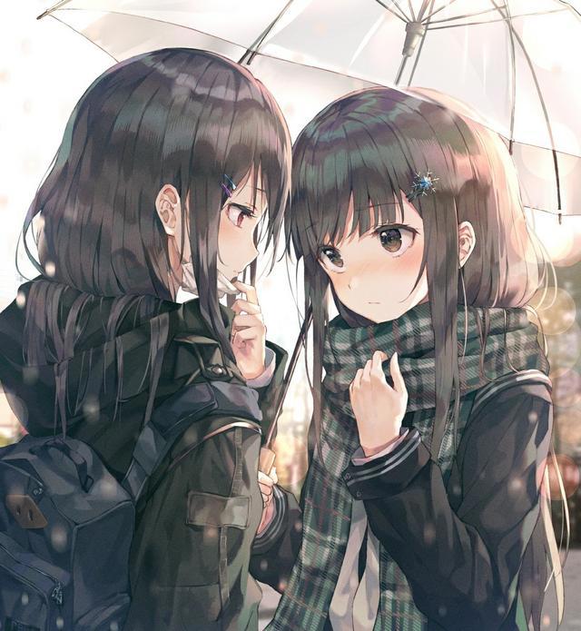 P站美图推荐——制服百合特辑
