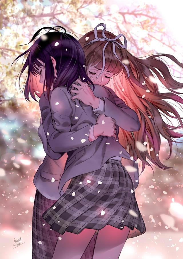 P站美图推荐——制服百合特辑