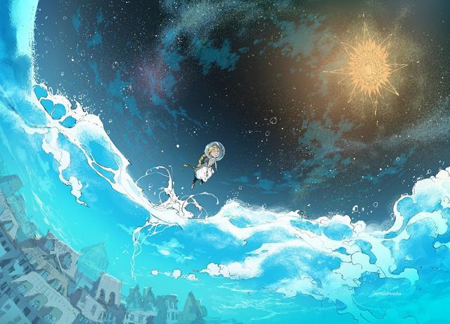 P站美图推荐——画师出水ぽすか特辑