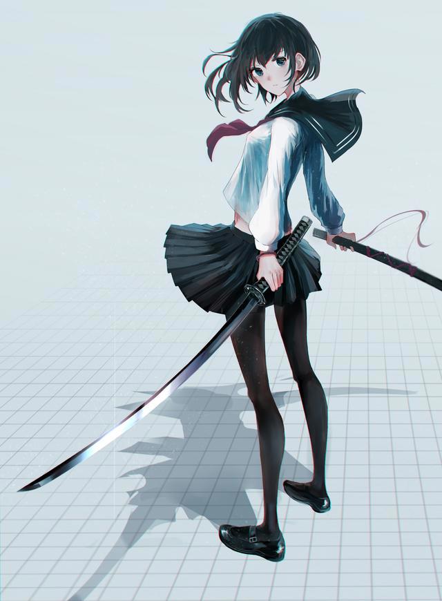 「P站精选」英姿飒爽美少女，去战斗吧！