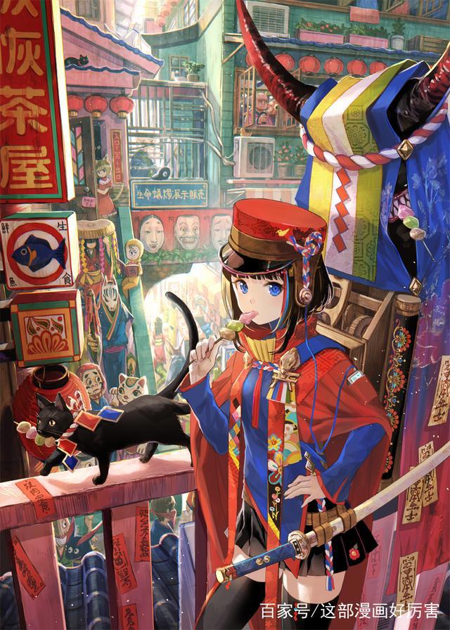 P站画师藤原为何被众人追捧？这些作品证明她在色彩的巅峰造诣！