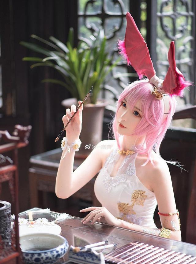 太美了，折叠八重樱cos