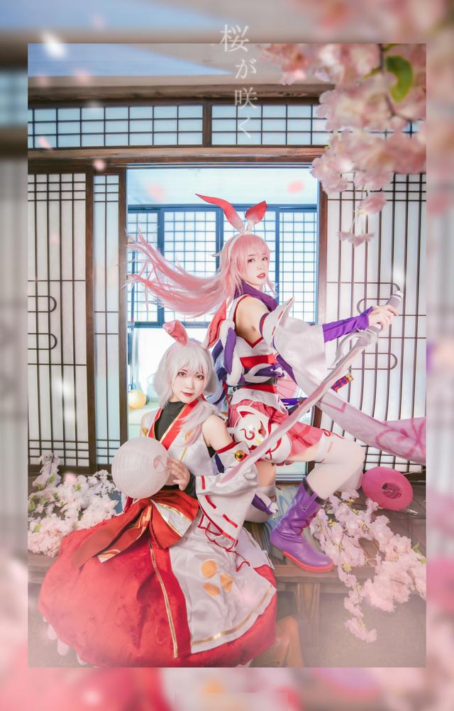 三组国产游戏《崩坏学园3》角色“八重樱”COS作品欣赏！很漂亮哦