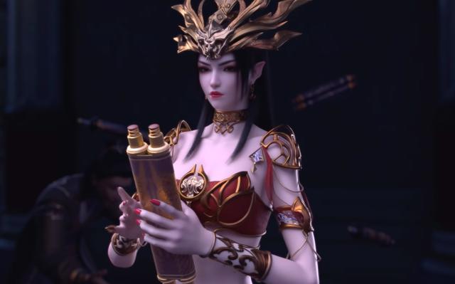 斗破苍穹：美杜莎女王再次出现，上半身细节曝光，颜值太绝了